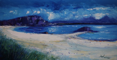 Summer eveninglight Cable Bay Isle of Colonsay 16x30
&pound;4200